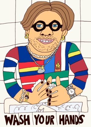 Wash Your Hands Klistremerke