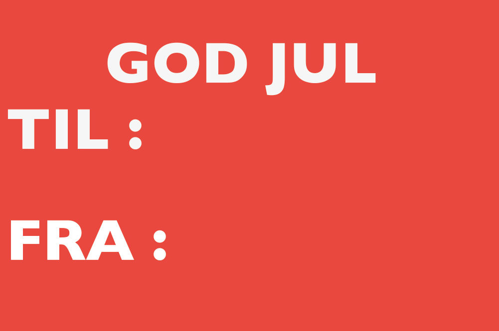 Til/fralapp God Jul Moi