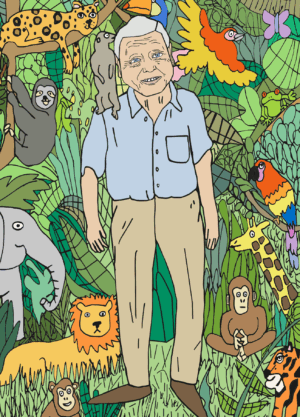 David Attenborough Kort