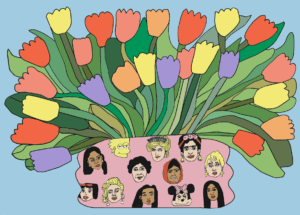 Tulips & Women Kort