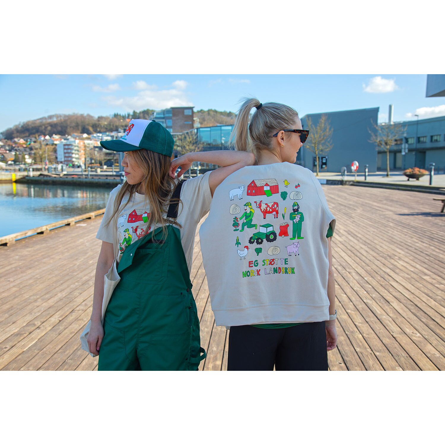 Eg Støtte Norsk Landbruk Beige Genser - Bilde 2