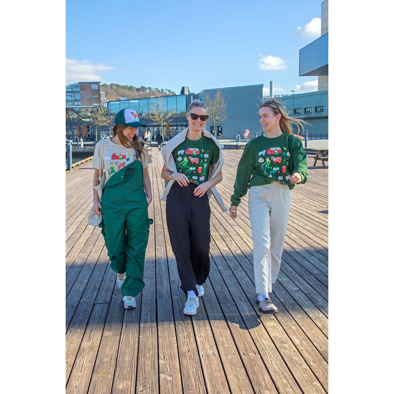 Eg Støtte Norsk Landbruk Grønn Genser - Bilde 5