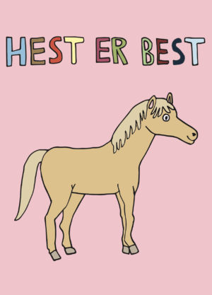 Hest Er Best Kort