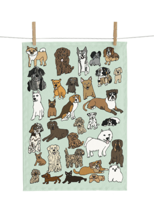 Kjøkkenhåndkle Hunder