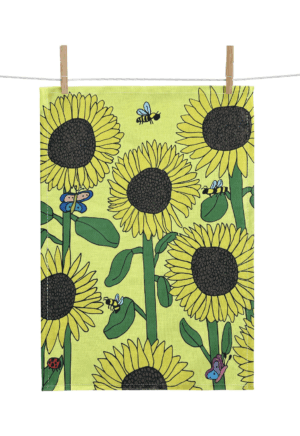 Kjøkkenhåndkle Solsikker