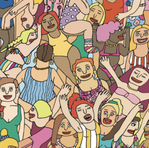 Glassbrikke Badeklubben