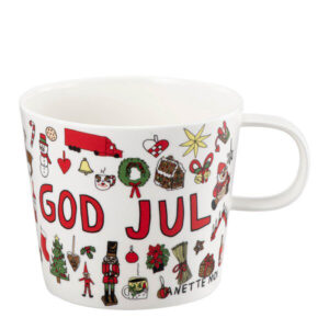 God Jul hvit kopp